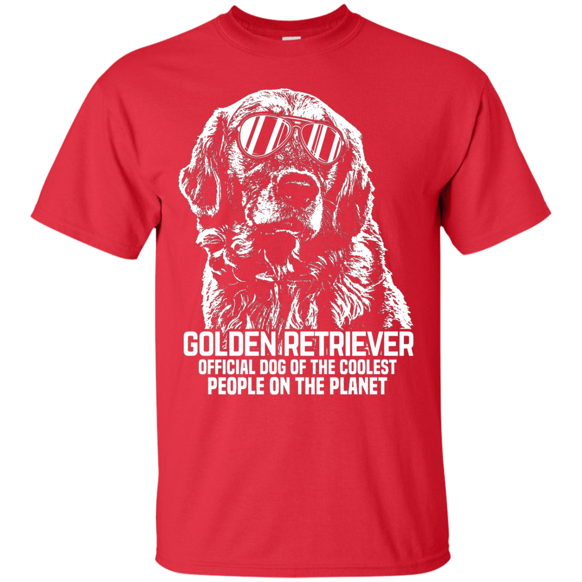 Official Dog Of The Coolest People Golden Retriever Unisex T-Shirt
