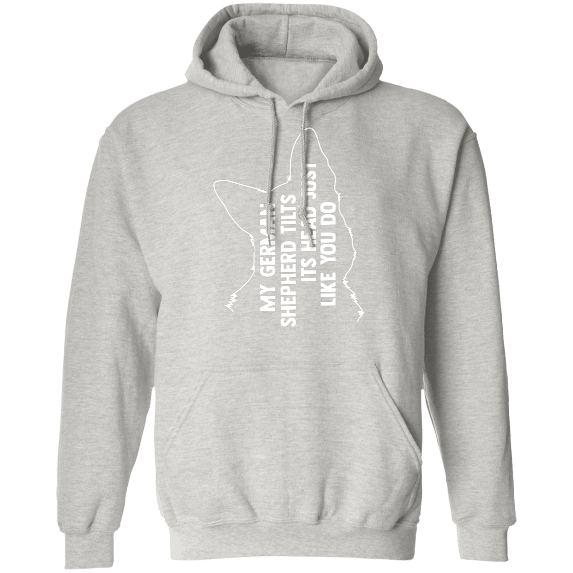German Shepherd Tilt Head Hoodie