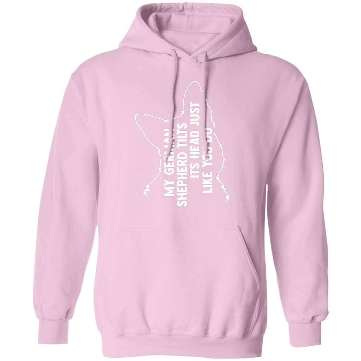 German Shepherd Tilt Pullover Hoodie