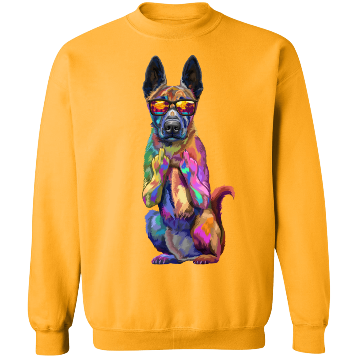 Belgian Mlinois Middle Finger Sweatshirt