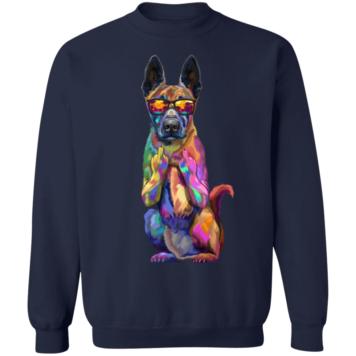 Belgian Mlinois Middle Finger Sweatshirt
