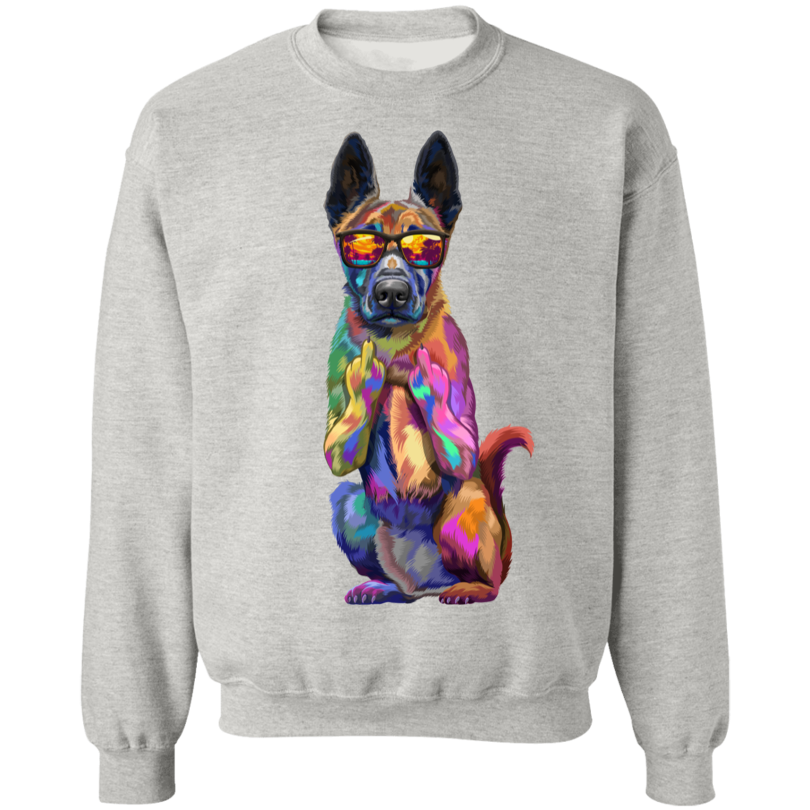 Belgian Mlinois Middle Finger Sweatshirt