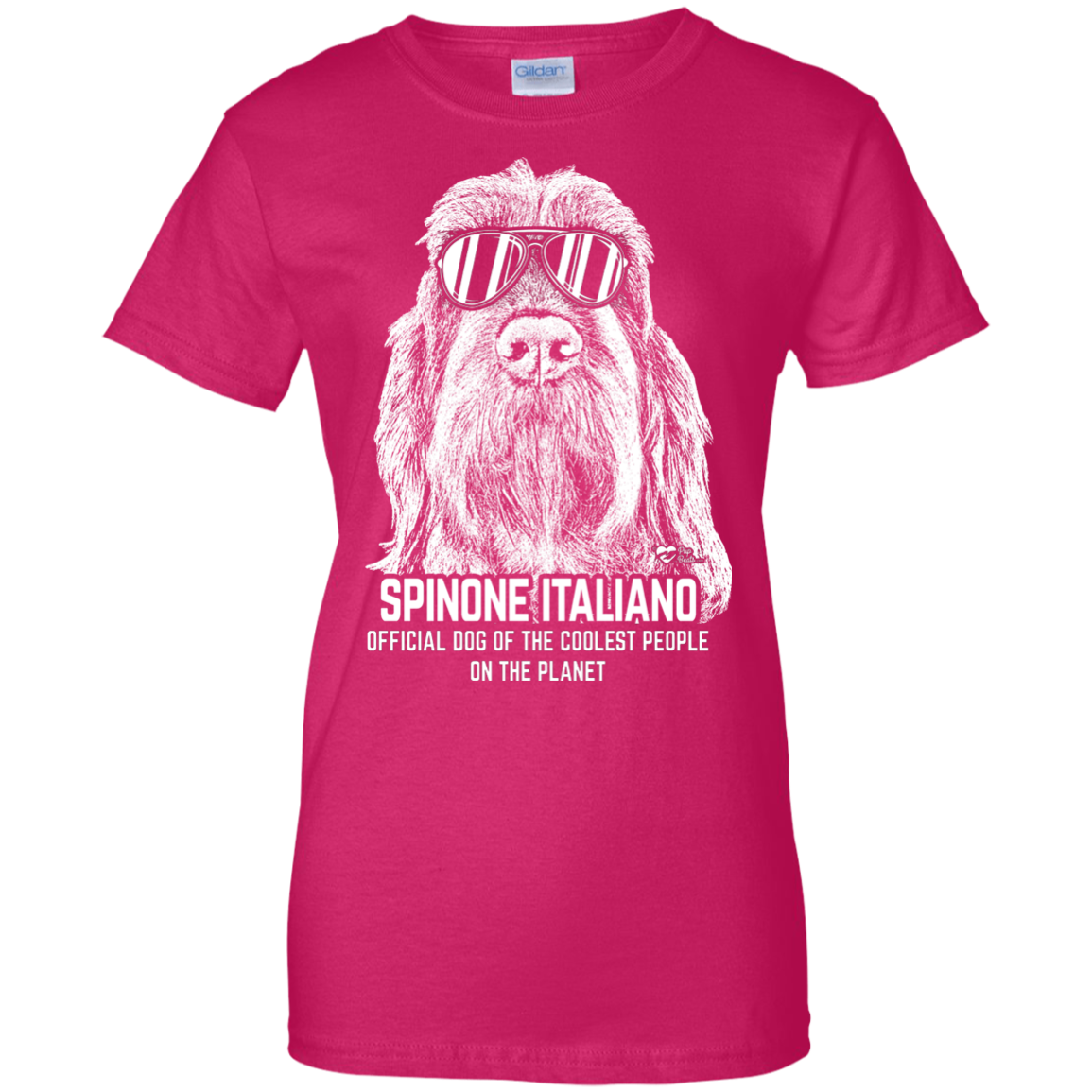 Official Dog Of The Coolest Spinone Italiano Ladies' T-Shirt