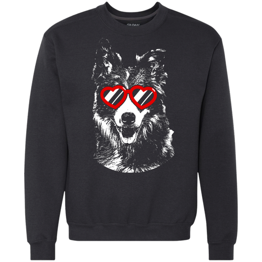 Sharing the love Border Collie Sweatshirt