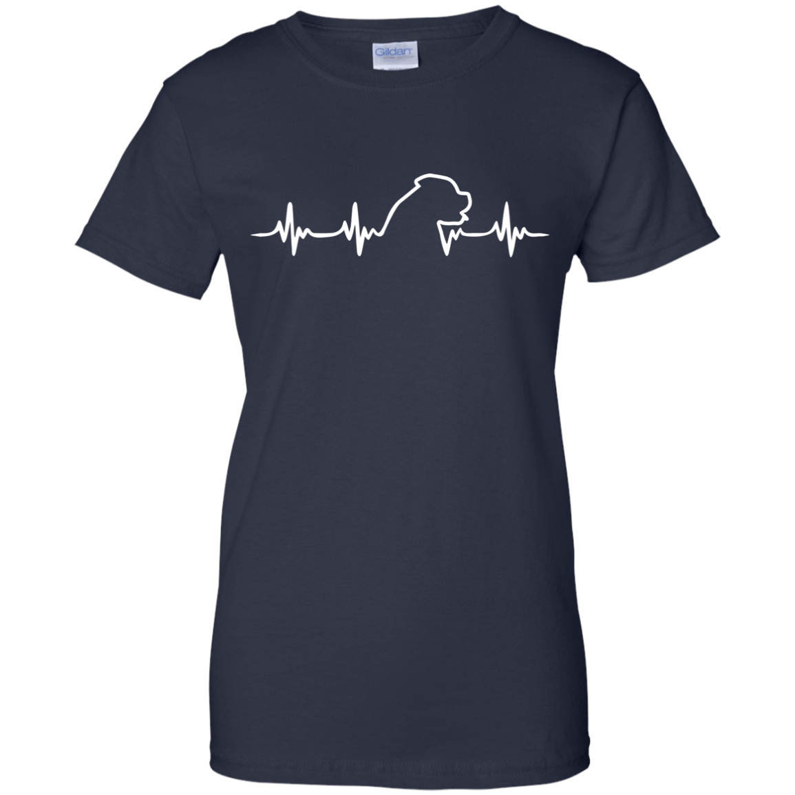 Bullmastiff Heartbeat Ladies' T-Shirt