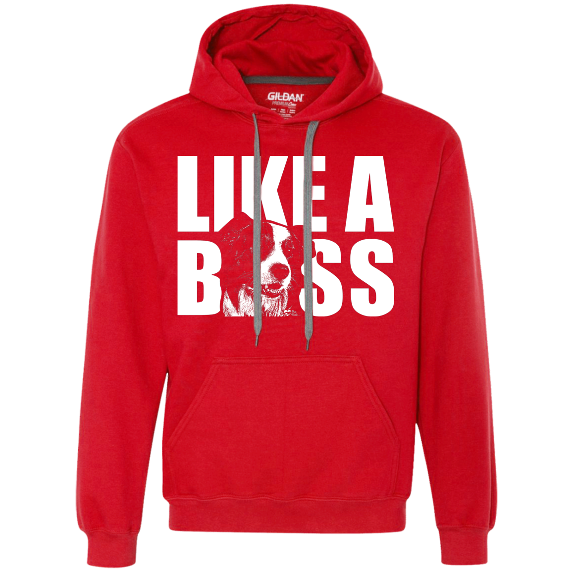 Like a a boss Border Collie Unisex Hoodie