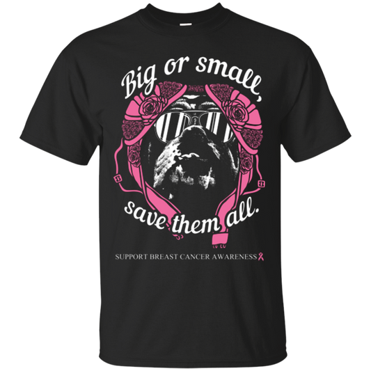English Bulldog Breast Cancer Awareness Unisex T-Shirt