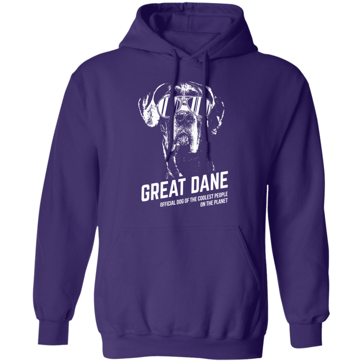 Gread Dane Coolest Great Dane Lovers  Pullover Hoodie