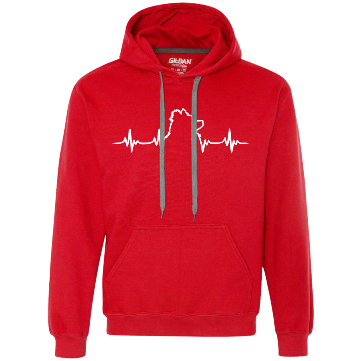 Pomeranian Heartbeat Unisex Hoodie