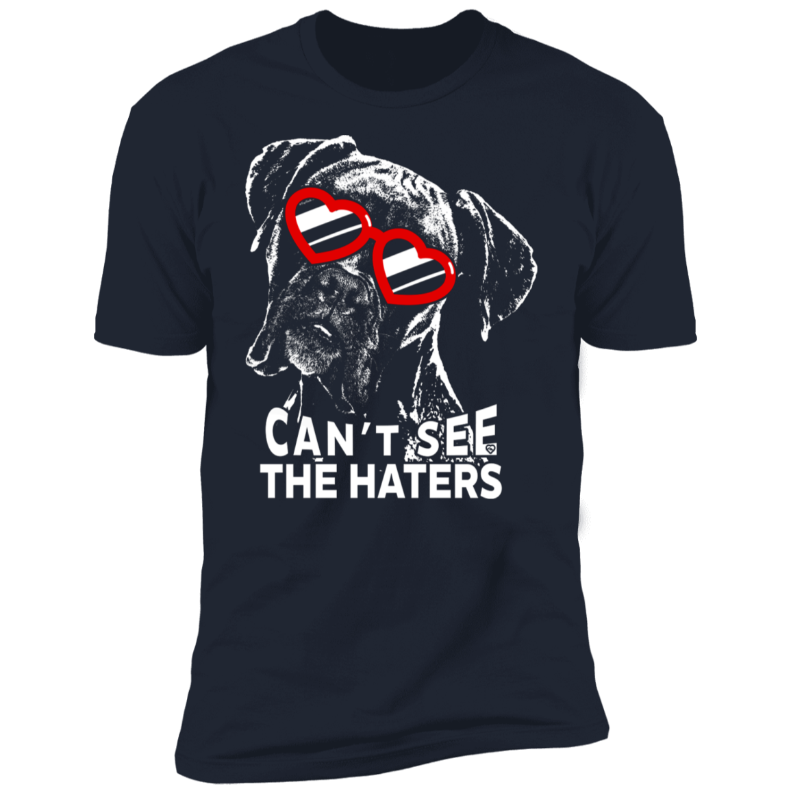 Boxer Can't See Haters T-Shirt