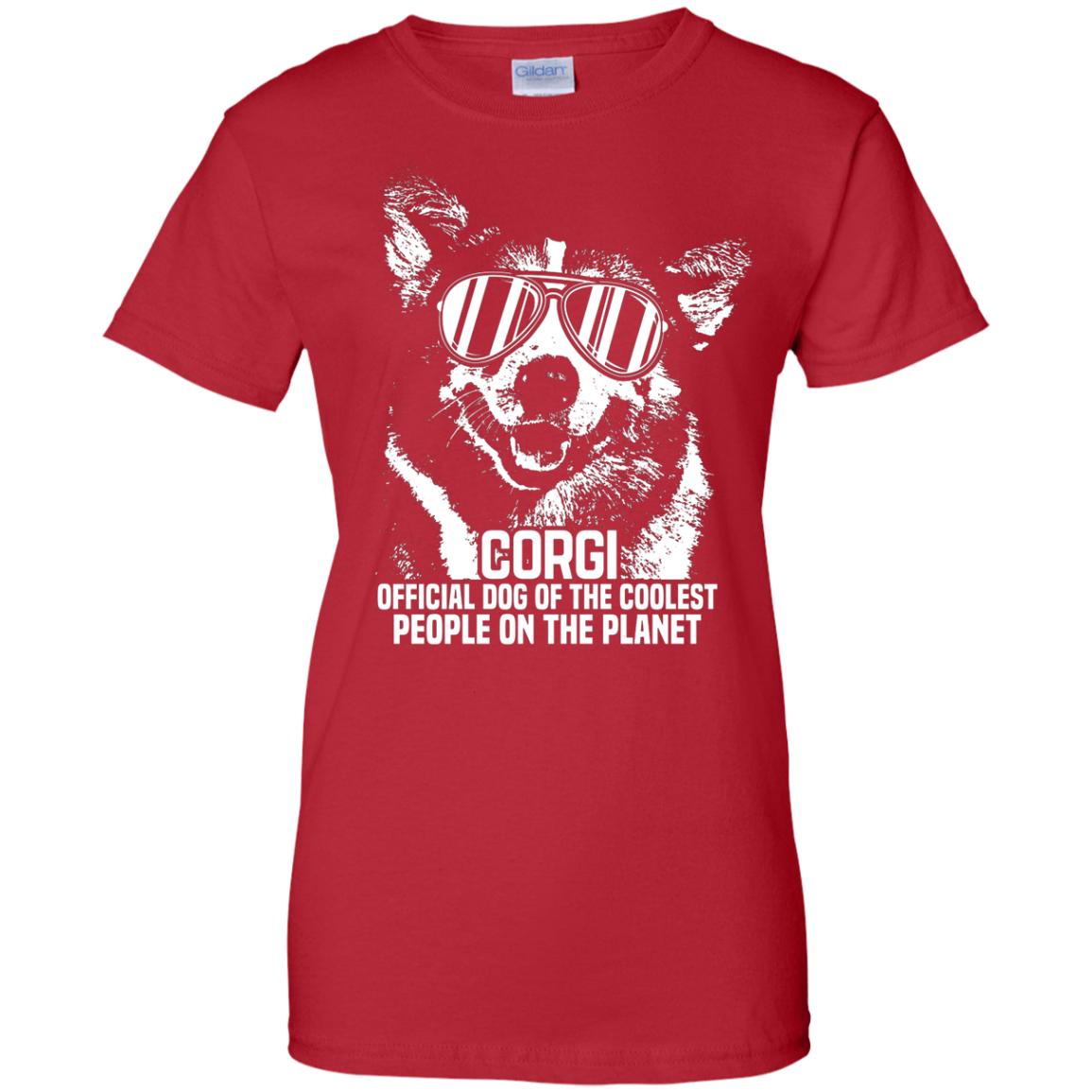Official Dog Of The Coolest Corgi Ladies' T-Shirt