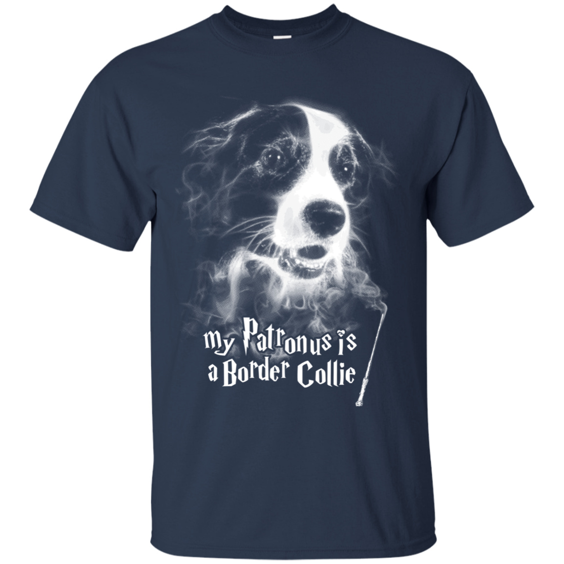 My Patronus is a Border Collie Unisex T-Shirt