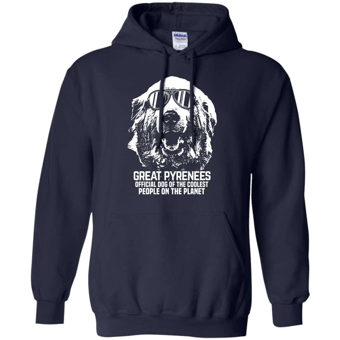 Great Pyrenees Pullover Hoodie 8 oz.