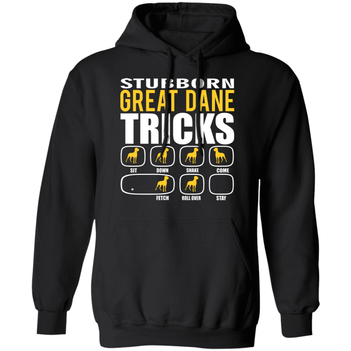 Great Dane Tricks Hoodie
