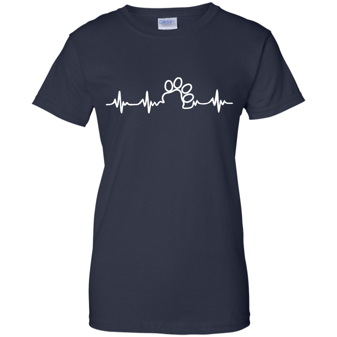 Paw Heartbeat Ladies' T-Shirt
