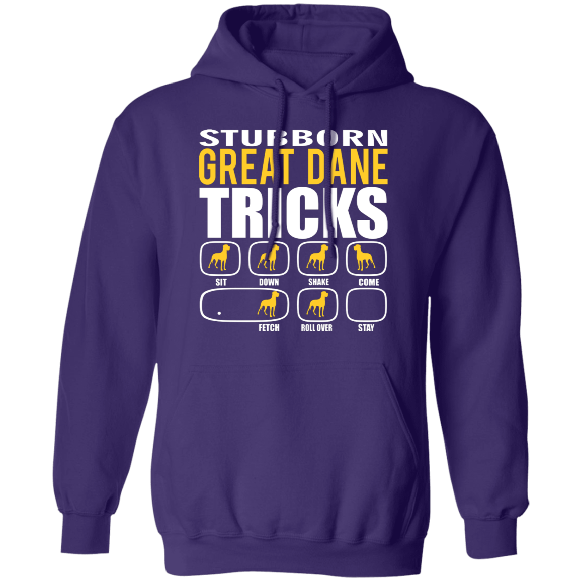 Great Dane Tricks Hoodie