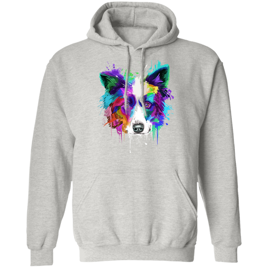 Border collie Splash Pullover Hoodie