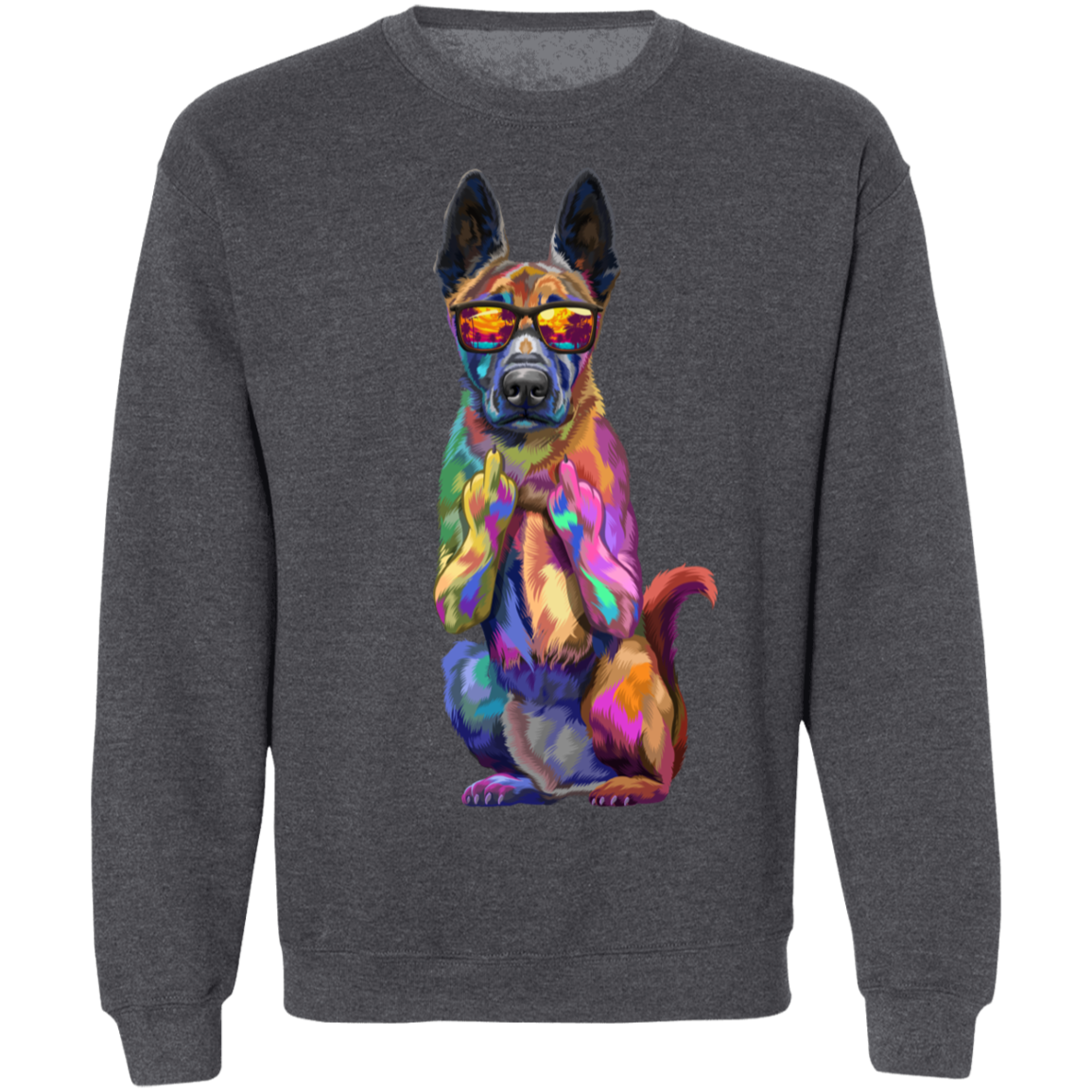 Belgian Mlinois Middle Finger Sweatshirt