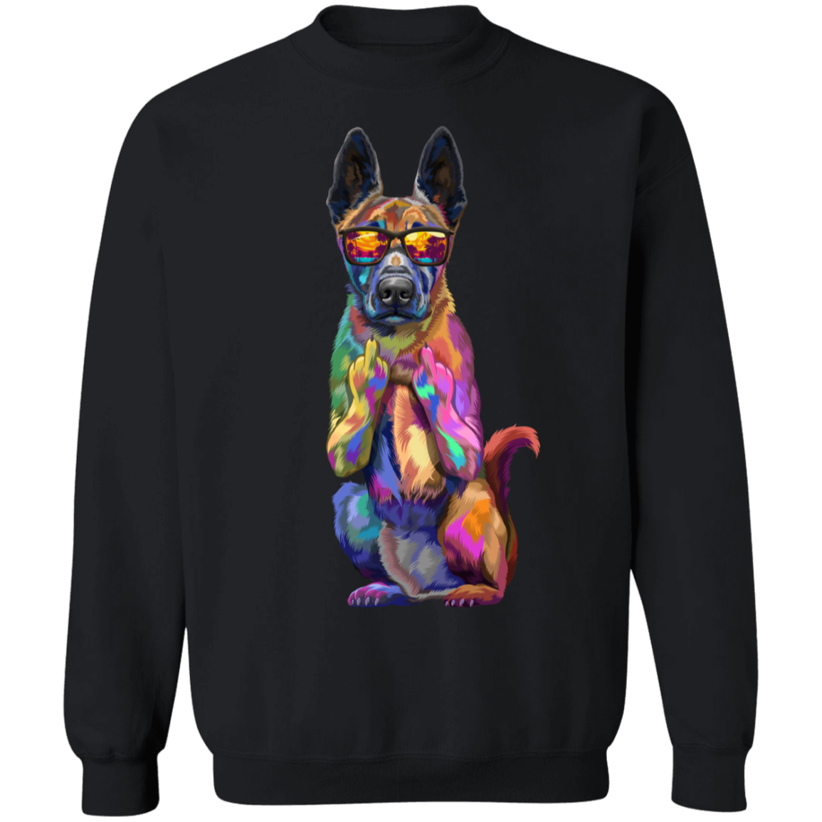 Belgian Mlinois Middle Finger Sweatshirt