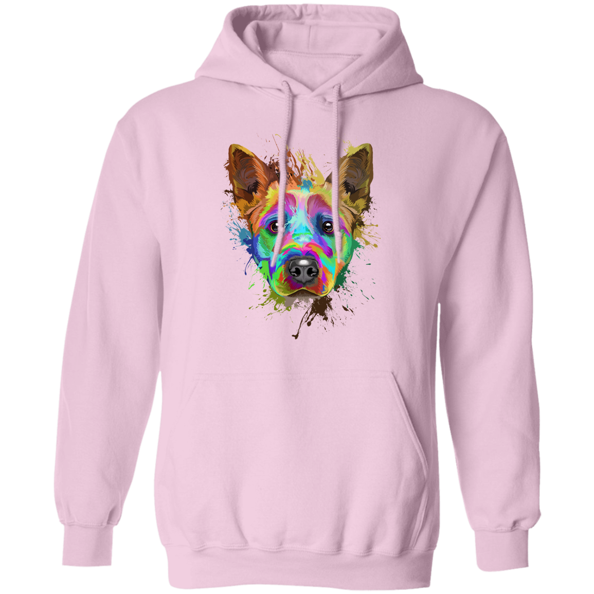 Cattle dog Splash Pullover Hoodie