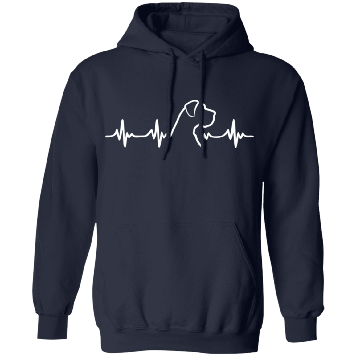 Great Dane Heartbeat Pullover Hoodie