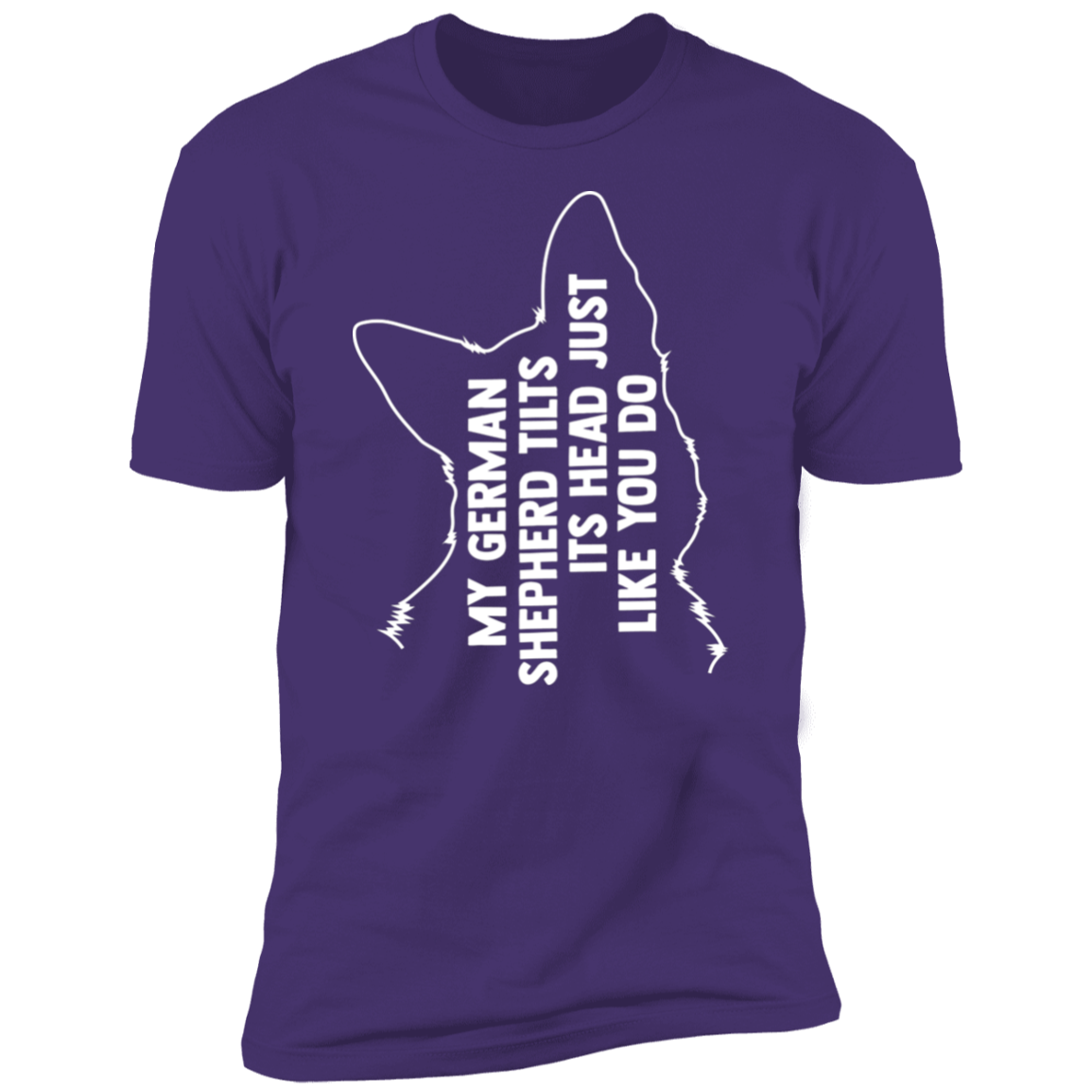 German Shepherd Tilt Head T-Shirt