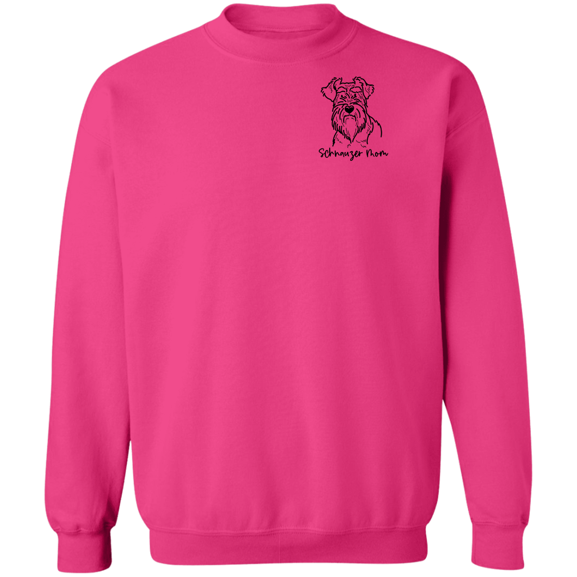Schnauzer Mom Pullover Sweatshirt