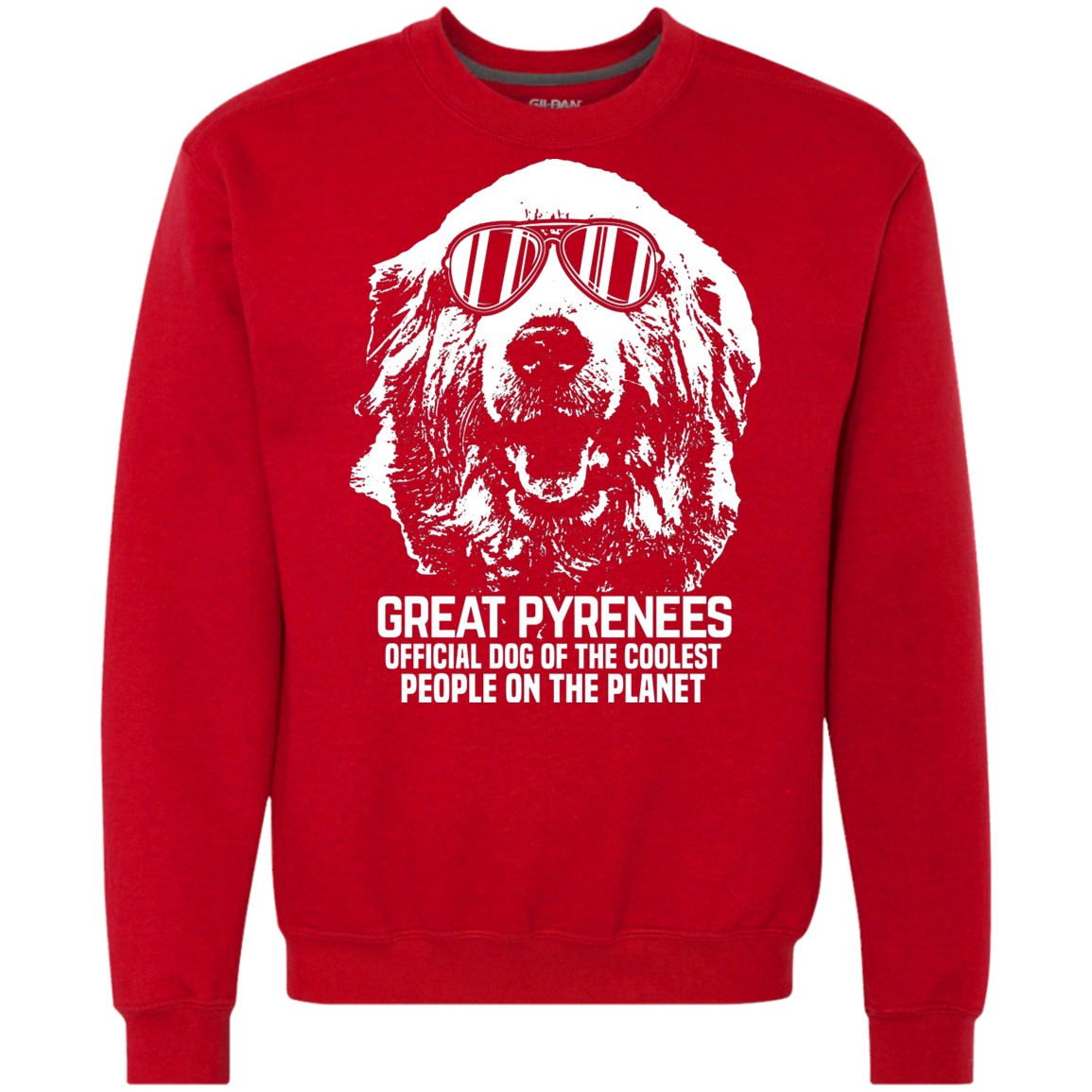 Great Pyrenees Official Dog Of The Coolest Sweatshirt