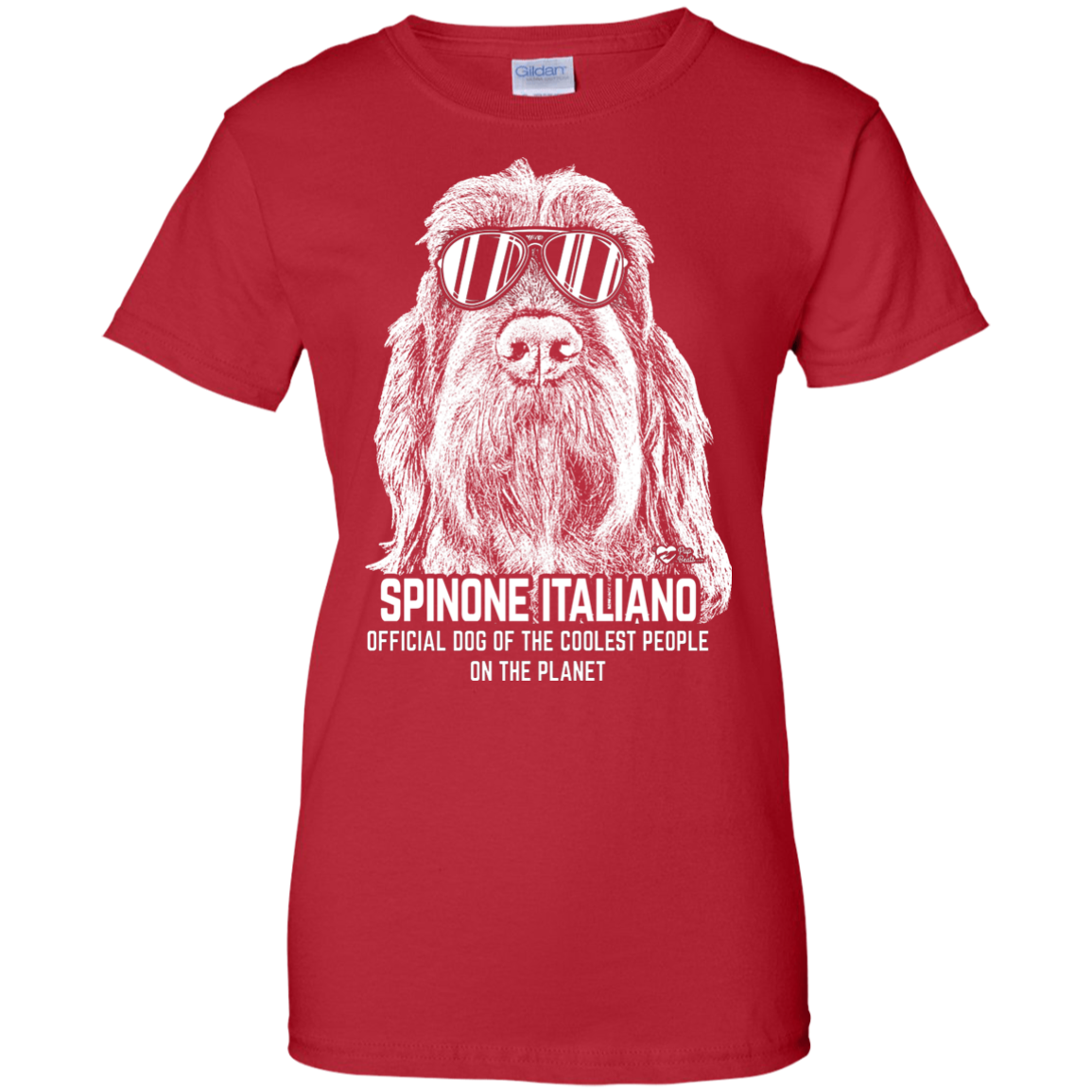 Official Dog Of The Coolest Spinone Italiano Ladies' T-Shirt