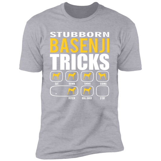 Stubborn Basenji Tricks T-Shirt