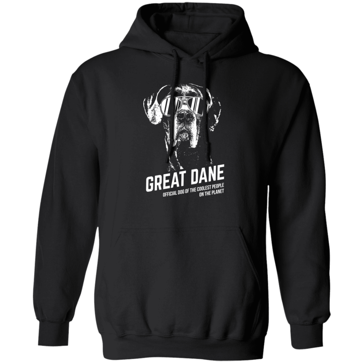 Great Dane Coolest Dog Pullover Hoodie