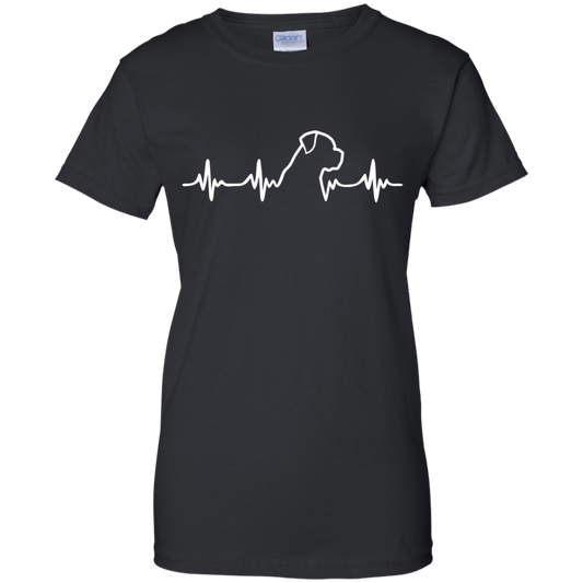 Rottweiler Heartbeat Ladies' T-Shirt