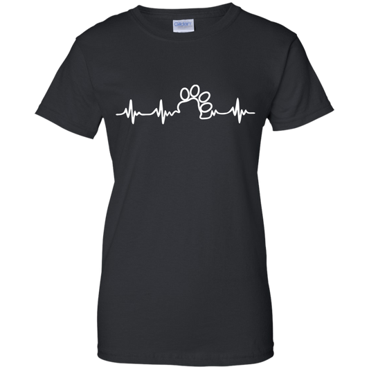 Paw Heartbeat Ladies' T-Shirt