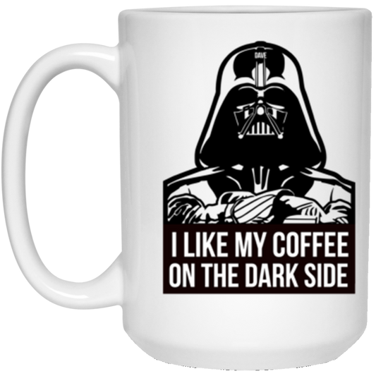 Dave 15 oz. White Mug