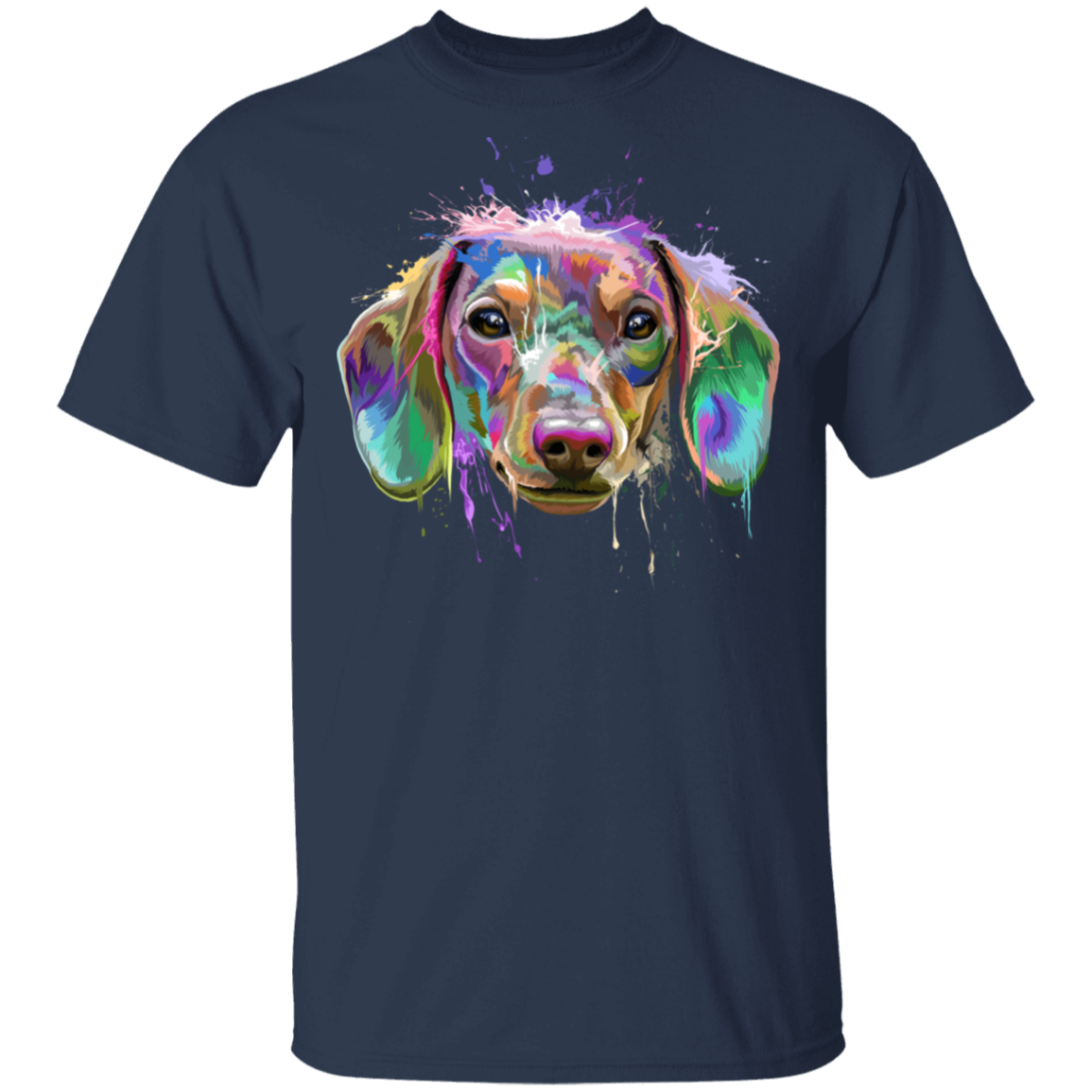 Dachshund Splash Custom Cat