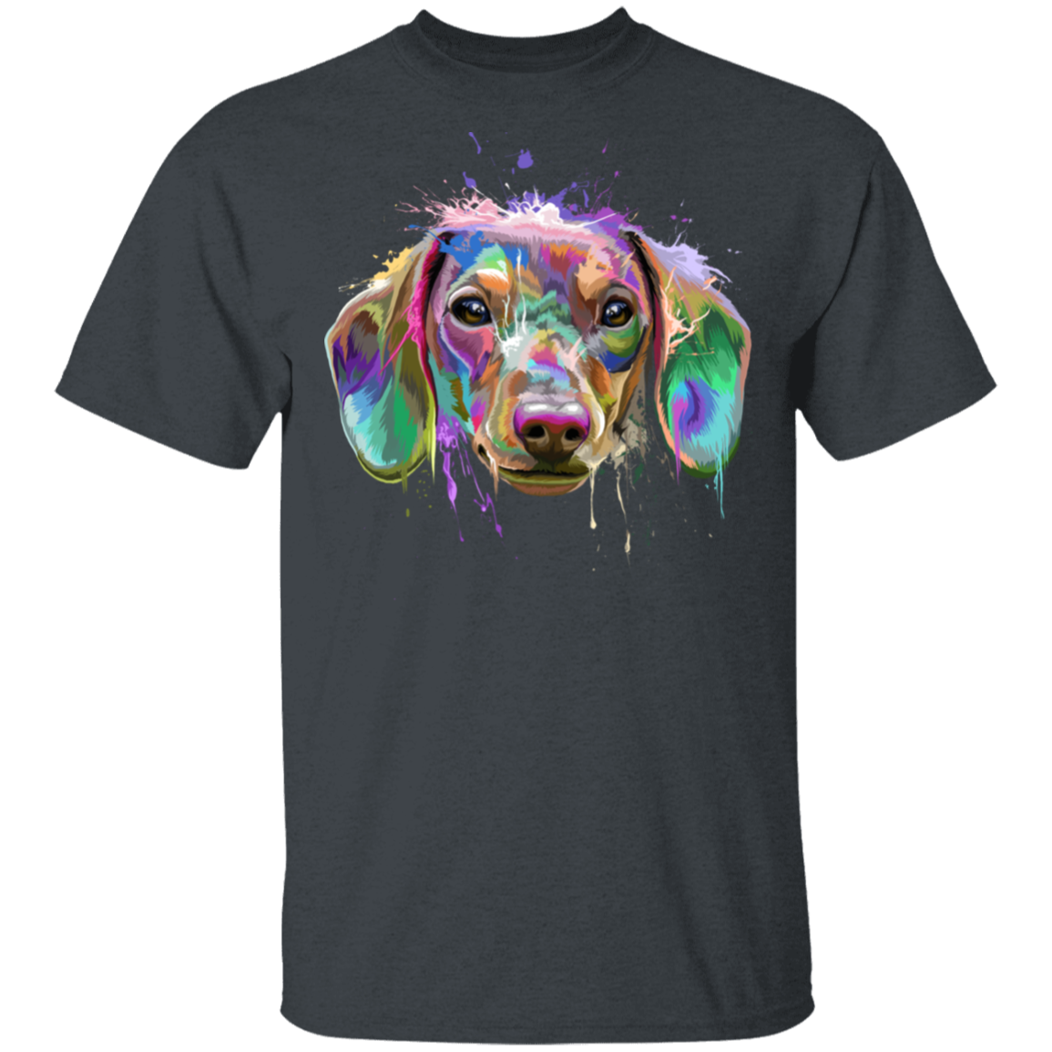Dachshund Splash Custom Cat
