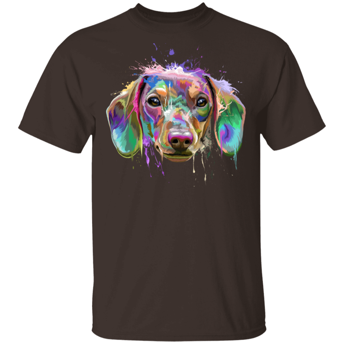 Dachshund Splash Custom Cat