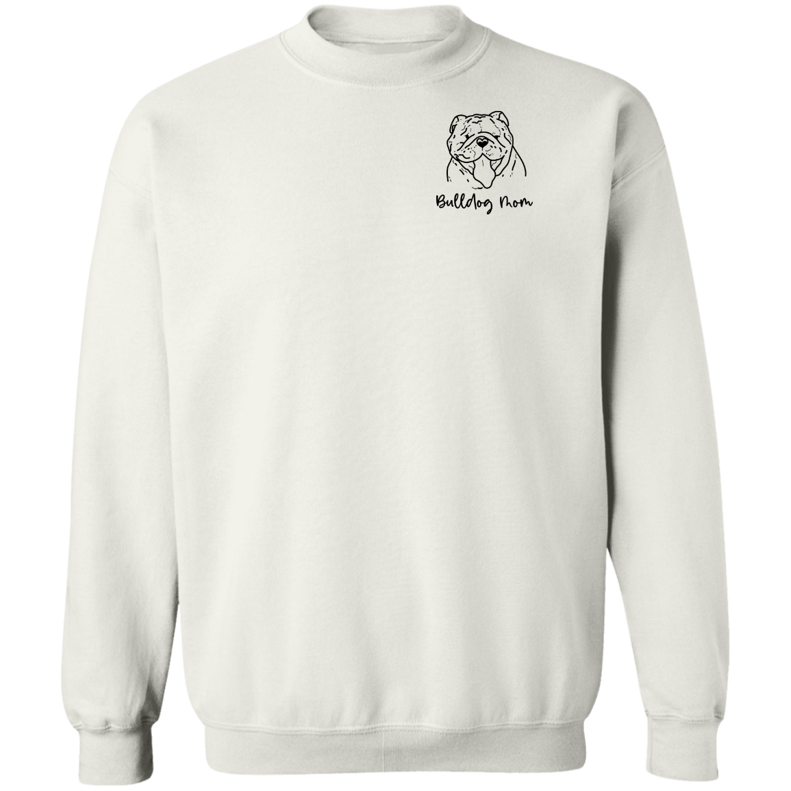 Bulldog Mom Pullover Sweatshirt