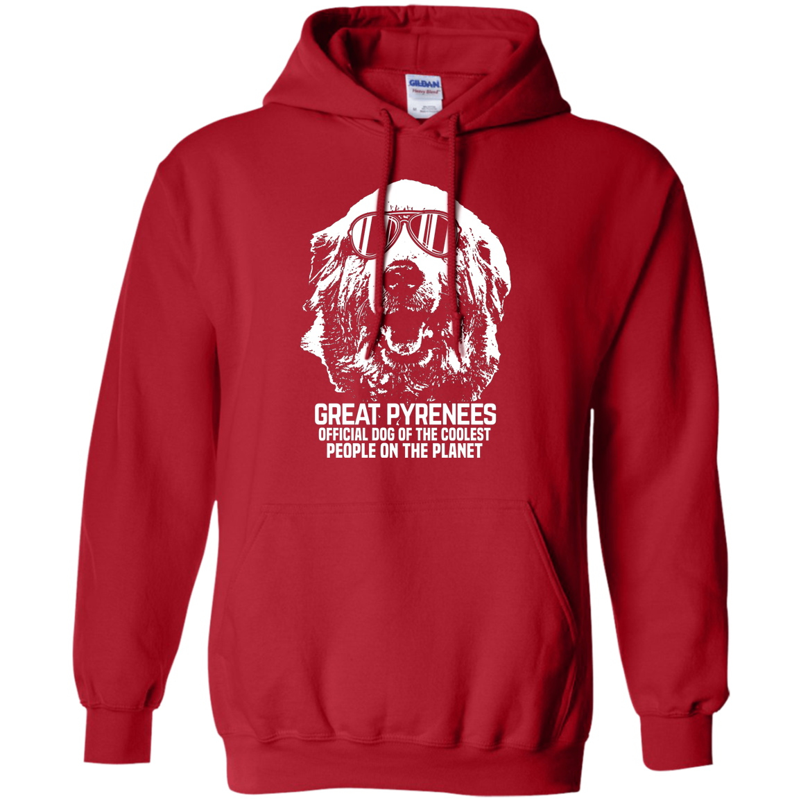 Great Pyrenees Pullover Hoodie 8 oz.
