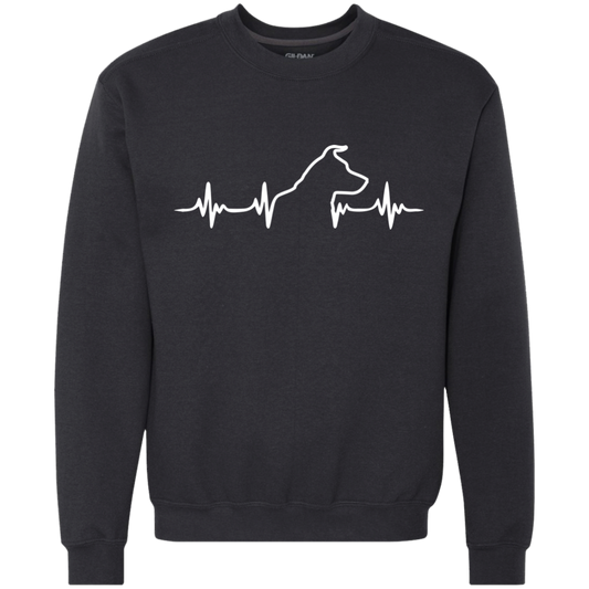 Jack russell heartbeat Sweatshirt