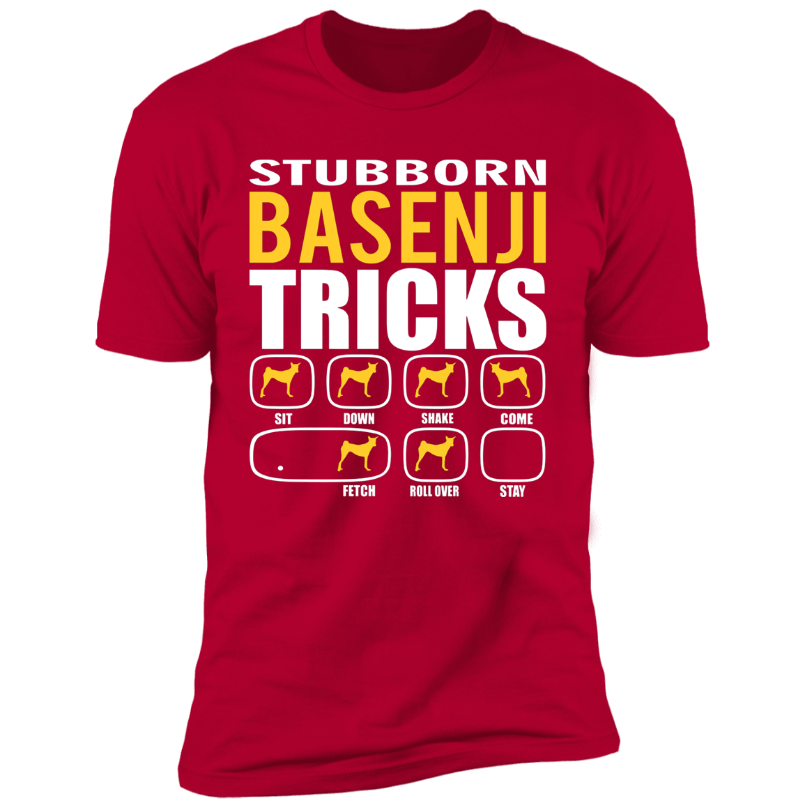 Stubborn Basenji Tricks T-Shirt
