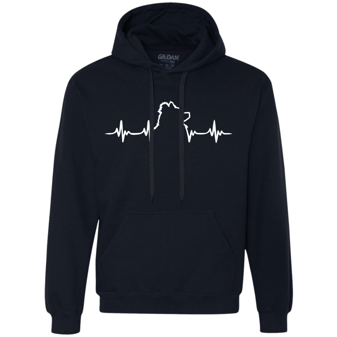 Pomeranian Heartbeat Unisex Hoodie