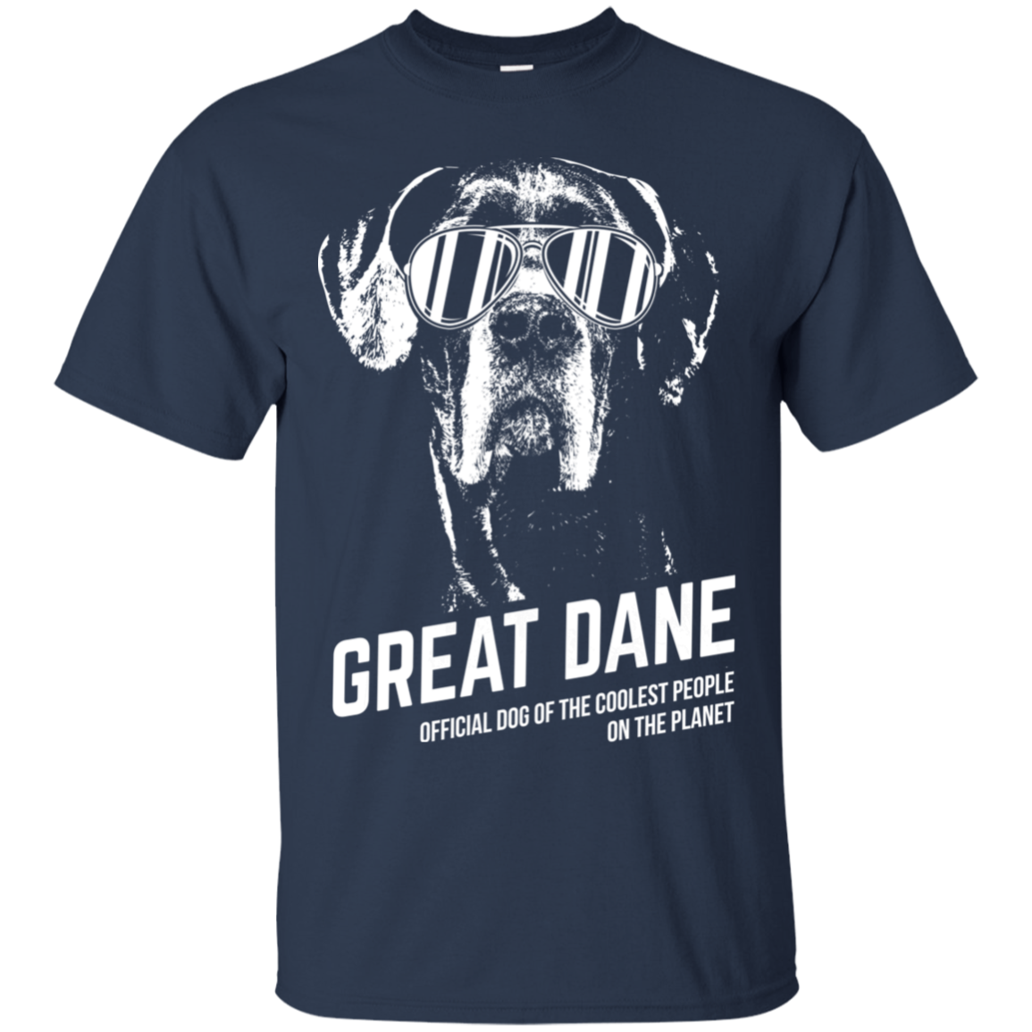 Official Dog Of The Coolest Great Dane Unisex T-Shirt