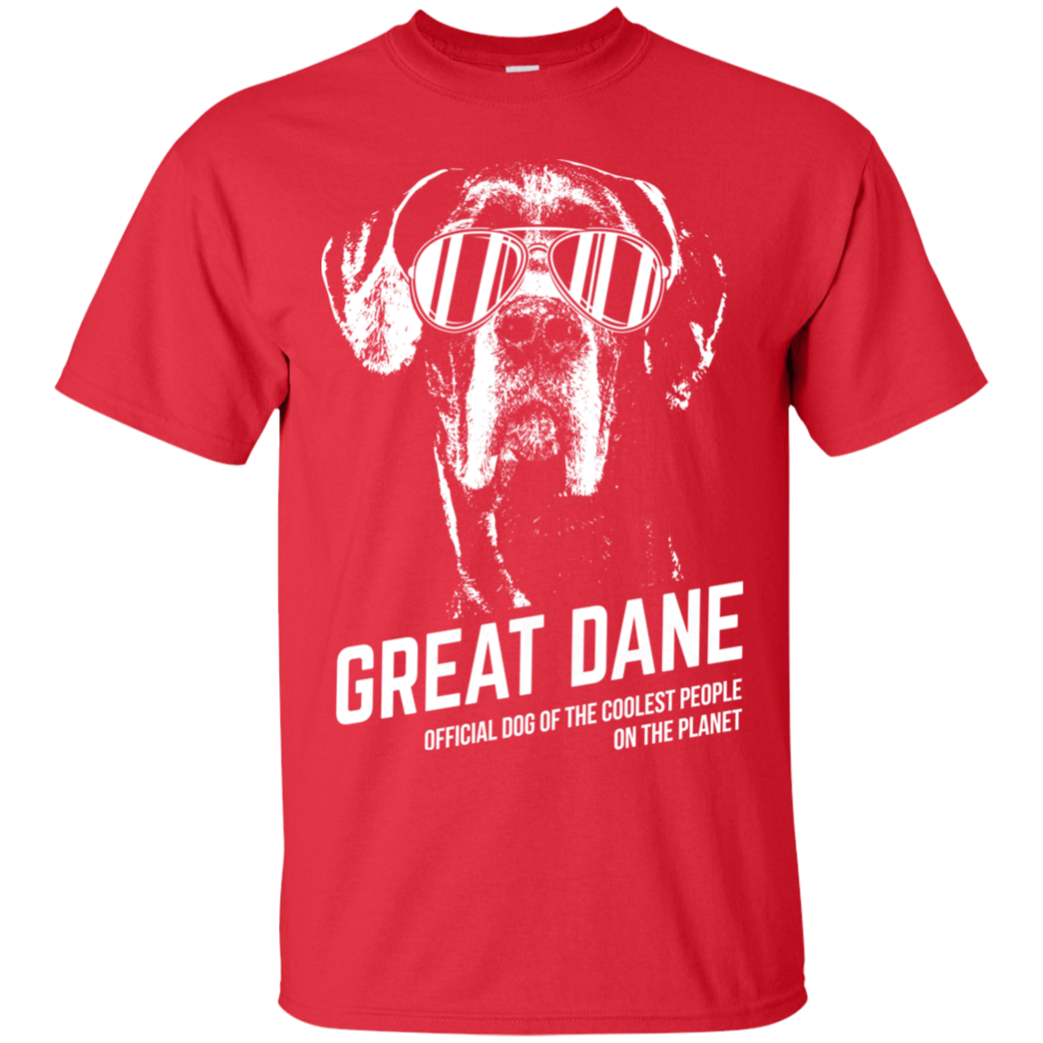 Official Dog Of The Coolest Great Dane Unisex T-Shirt