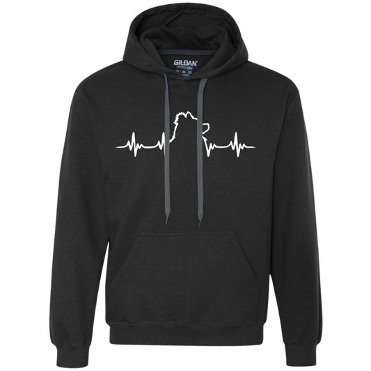 Pomeranian Heartbeat Unisex Hoodie