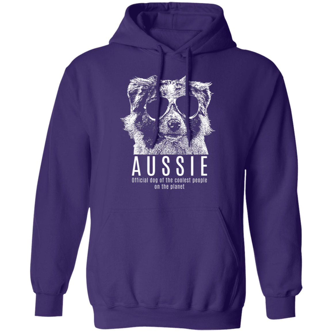 Australian Shepherd Coolest Pullover Hoodie