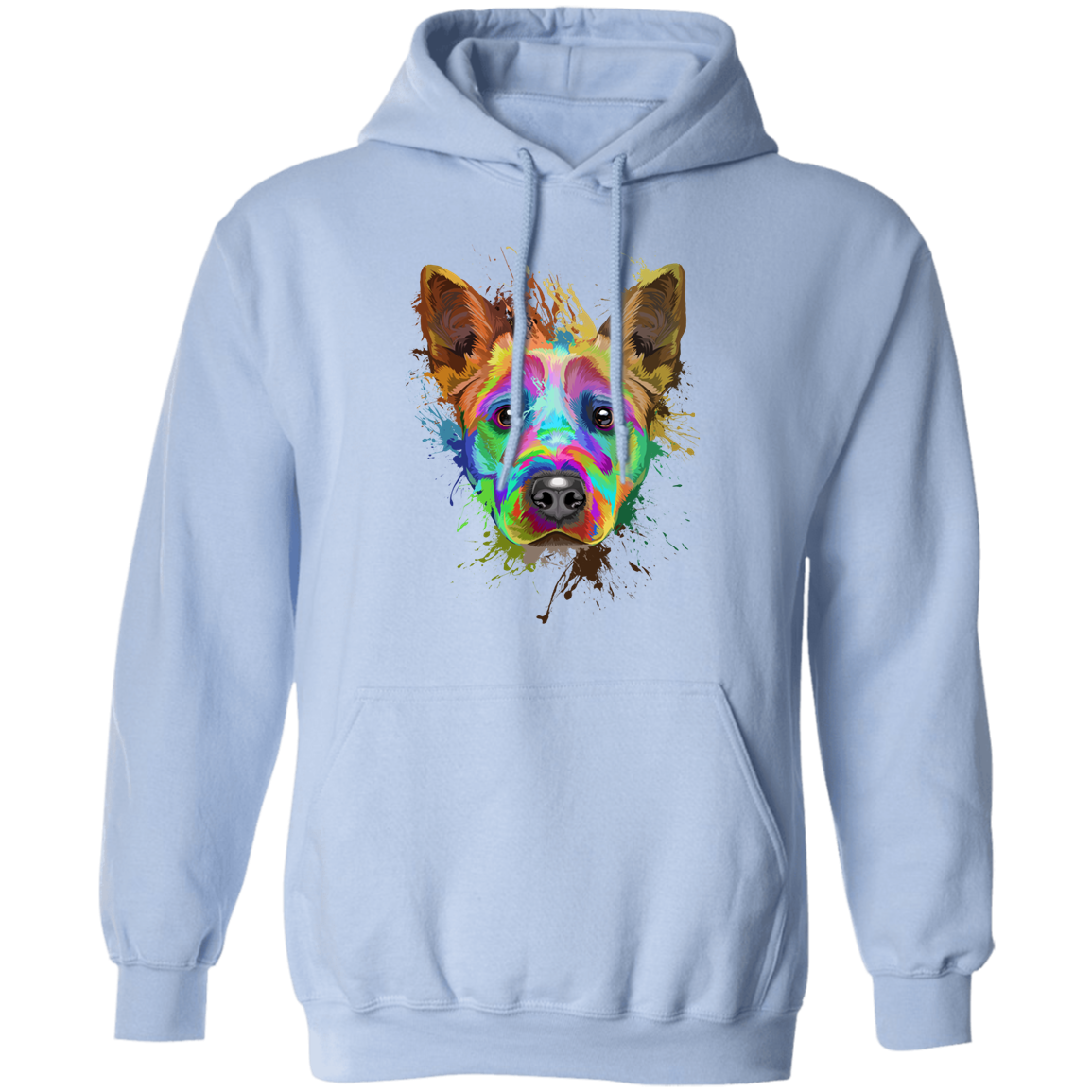 Cattle dog Splash Pullover Hoodie