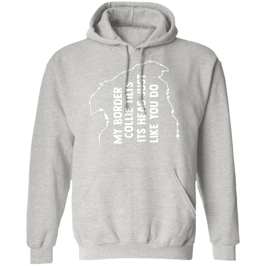 Border Collie Tilt Pullover Hoodie