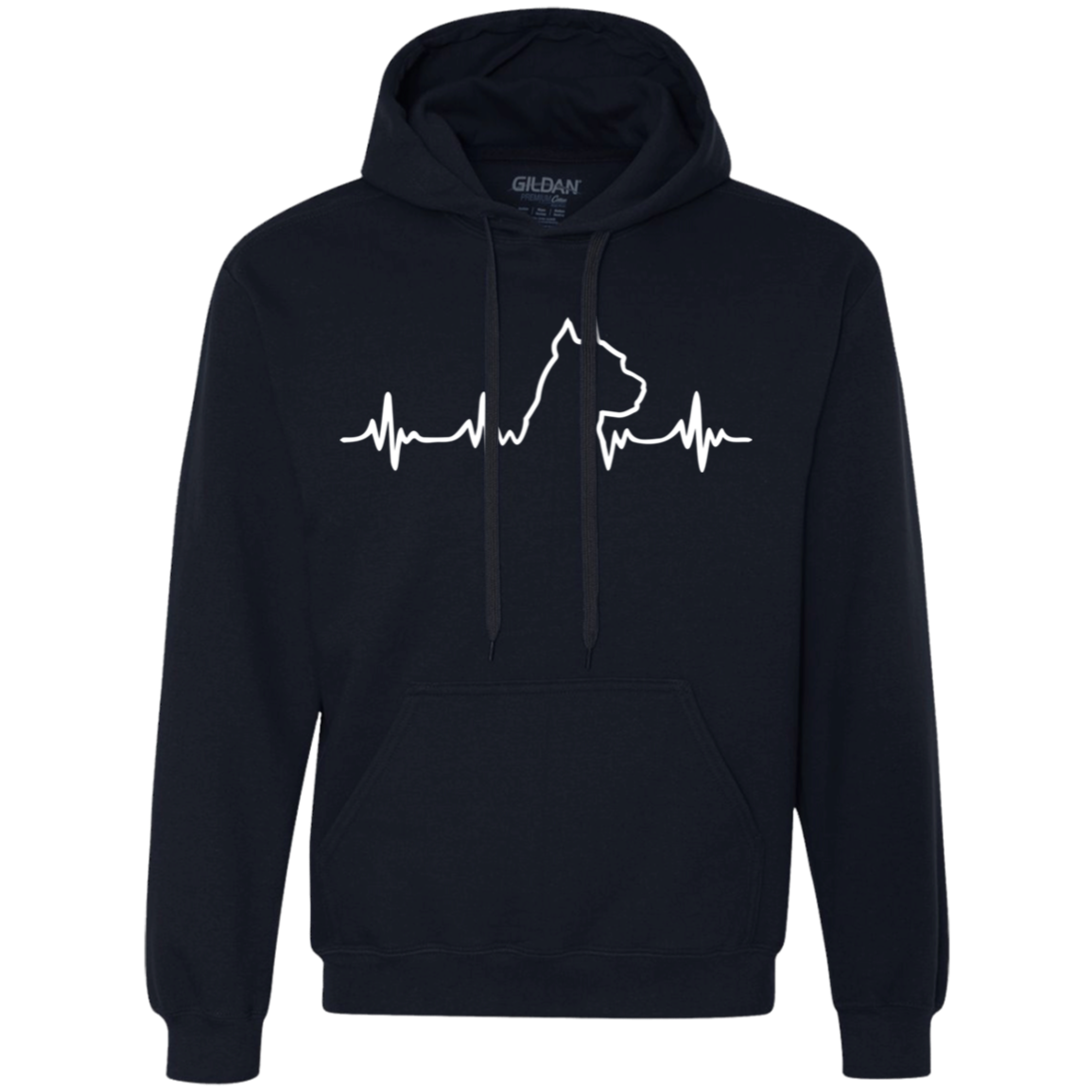 Pit Bull Heartbeat Unisex Hoodie