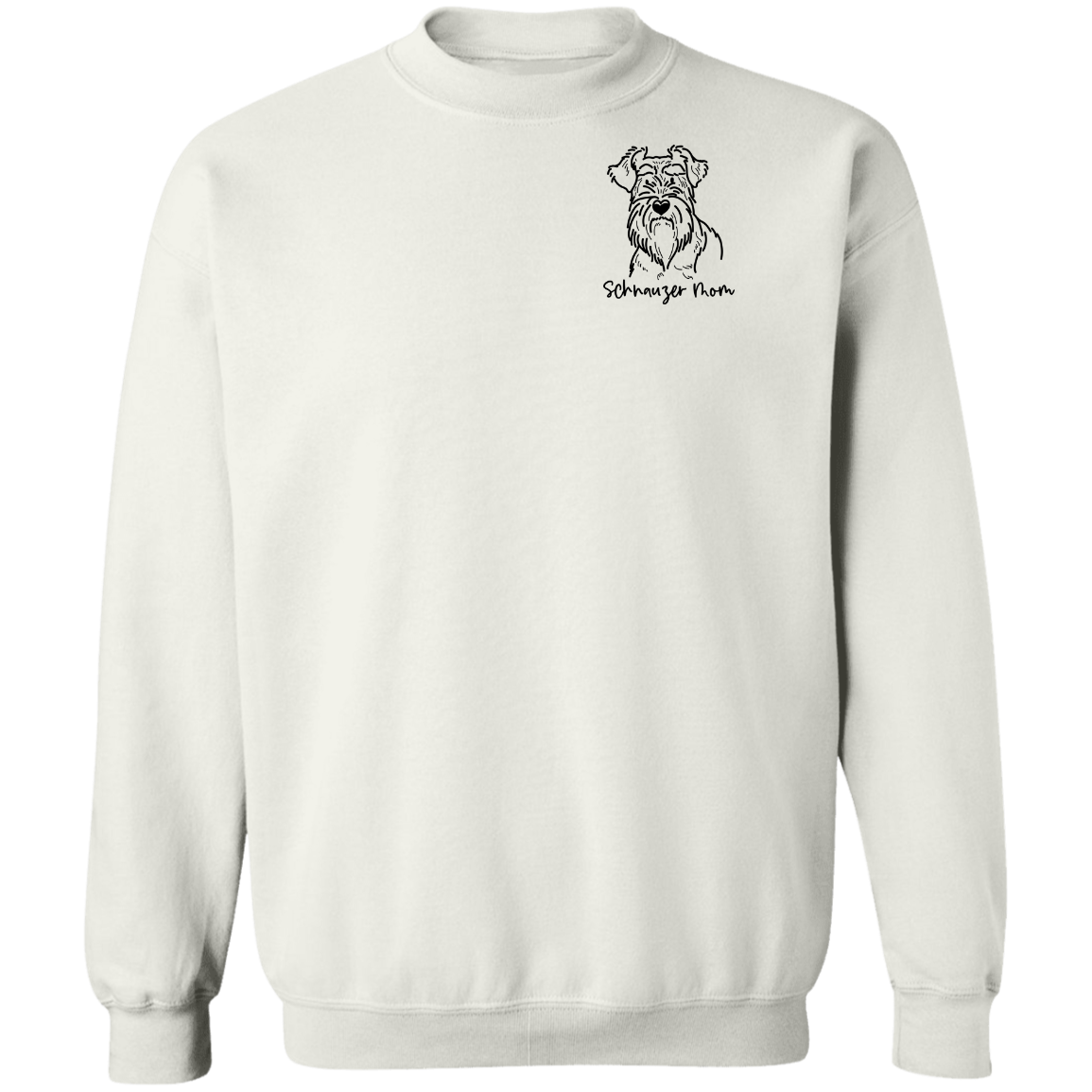 Schnauzer Mom Pullover Sweatshirt
